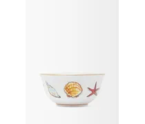 X Luke Edward Hall Shell-print Porcelain Bowl