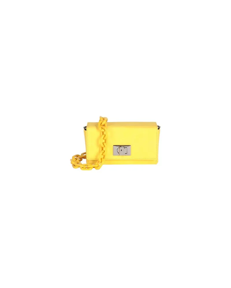 Furla BLOOMBAG MINI SHOULDER BAG  - TASCHEN - Schultertaschenauf YOOX.COM Gelb