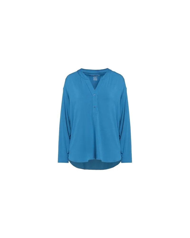 Majestic TOPS - T-shirtsauf YOOX.COM Azurblau