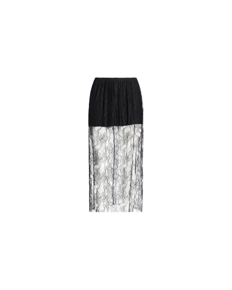Icona By Kaos HOSEN & RÖCKE - Midi-Röckeauf YOOX.COM Schwarz