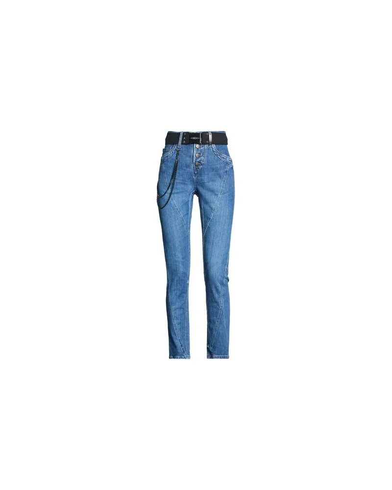 HIGH USE - HOSEN & RÖCKE - Jeanshosenauf YOOX.COM Blau