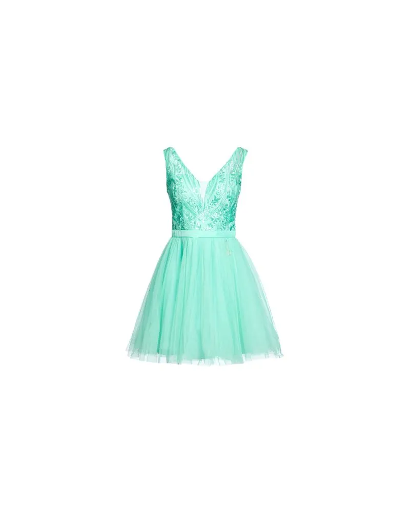 Fracomina KLEIDER - Mini-Kleiderauf YOOX.COM Säuregrün