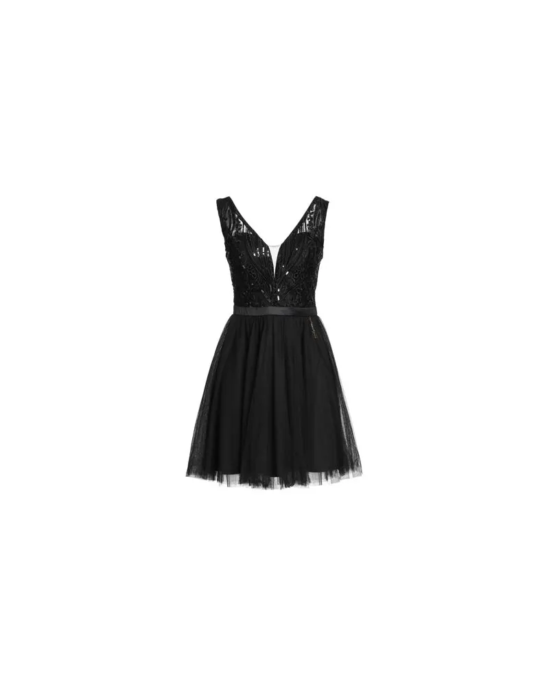 Fracomina KLEIDER - Mini-Kleiderauf YOOX.COM Schwarz