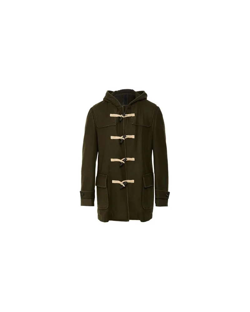 Luigi Bianchi Mantova JACKEN & MÄNTEL - Mäntelauf YOOX.COM Dunkelgrün