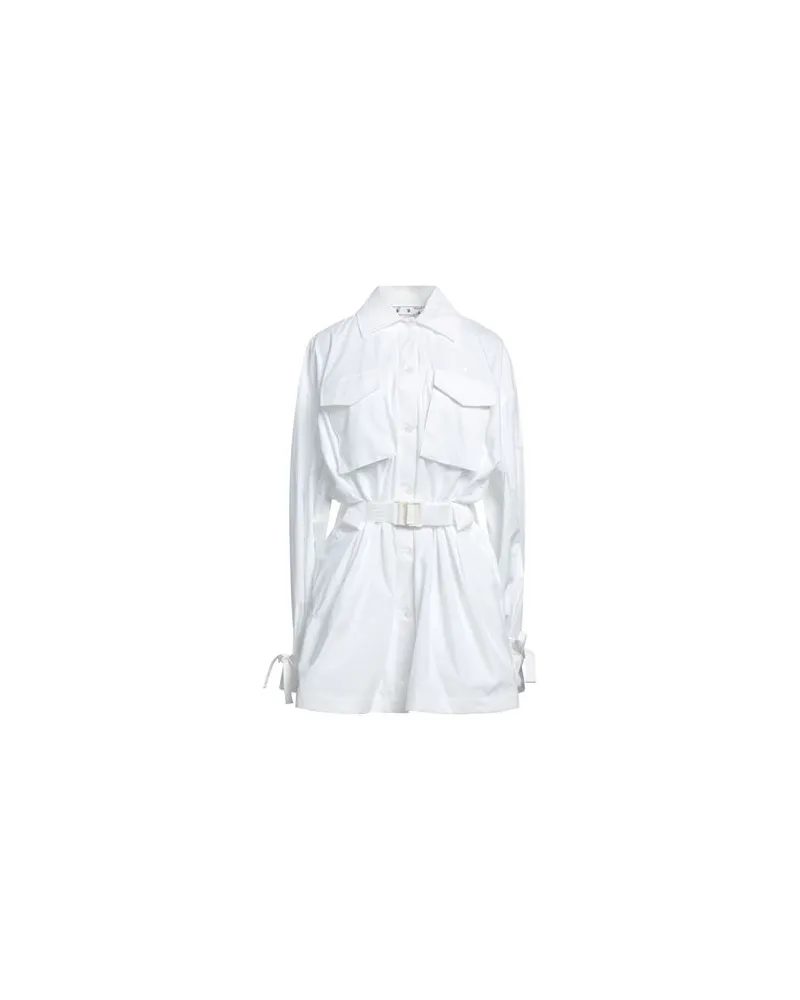 OFF-WHITE KLEIDER - Mini-Kleiderauf YOOX.COM Weiß