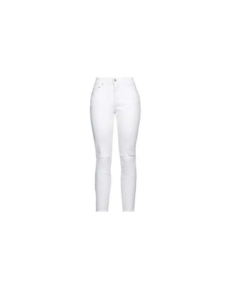 Roberto Cavalli HOSEN & RÖCKE - Jeanshosenauf YOOX.COM Weiß