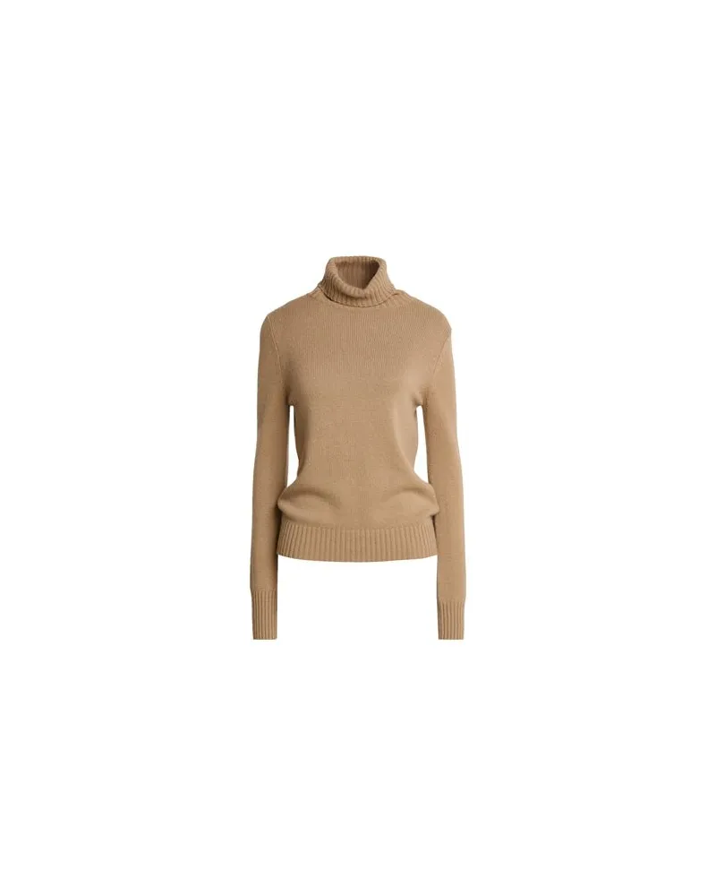 ALLUDE STRICKWAREN - Rollkragenpulloverauf YOOX.COM Kamel