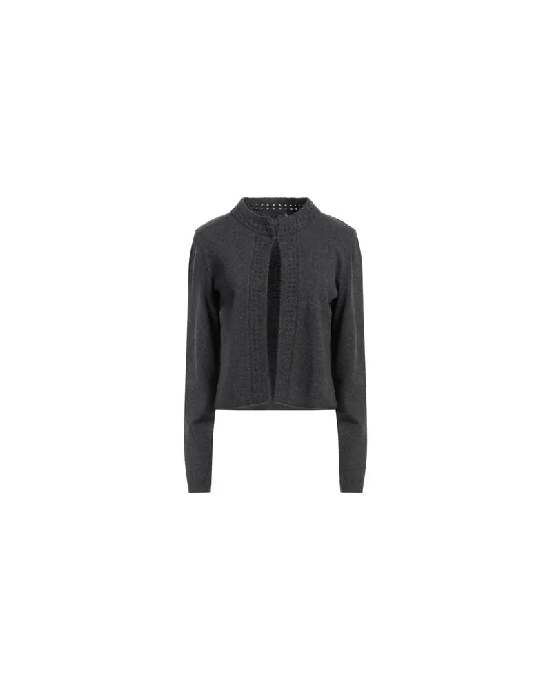 Alberta Ferretti STRICKWAREN - Strickjackenauf YOOX.COM Braungrau