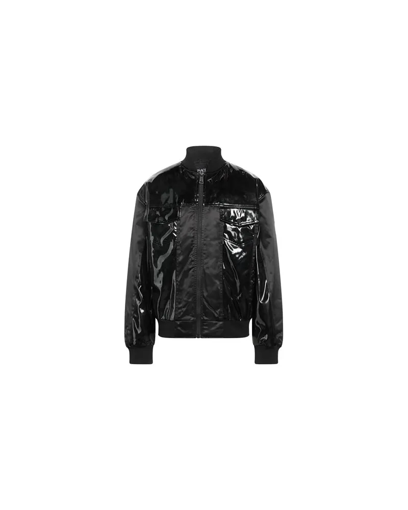 Versace Jeans JACKEN & MÄNTEL - Jacken und Anoraksauf YOOX.COM Schwarz