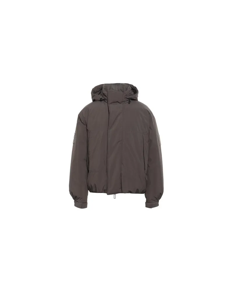 Emporio Armani JACKEN & MÄNTEL - Pufferjacken & Daunenjackenauf YOOX.COM Maulwurfsgrau