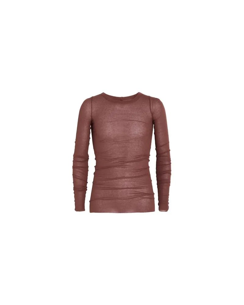 Rick Owens TOPS - T-shirtsauf YOOX.COM Braun