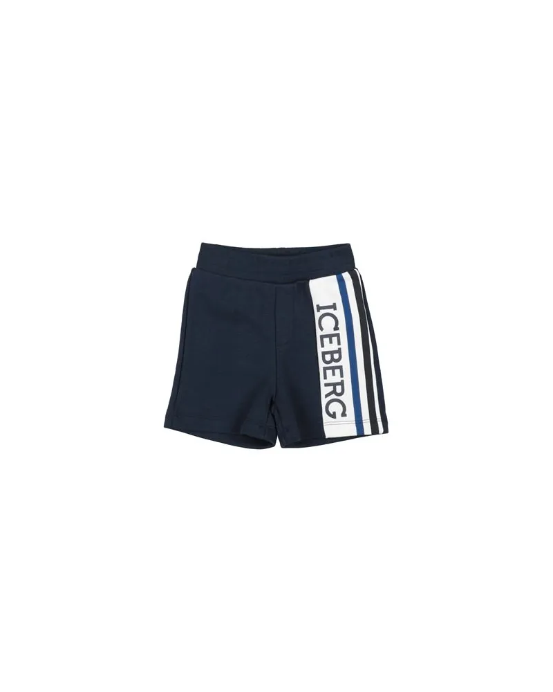 Iceberg HOSEN & RÖCKE - Shorts & Bermudashortsauf YOOX.COM Nachtblau