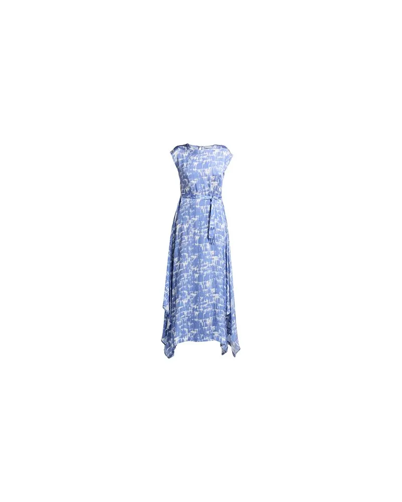 Peserico KLEIDER - Maxi-Kleiderauf YOOX.COM Blau