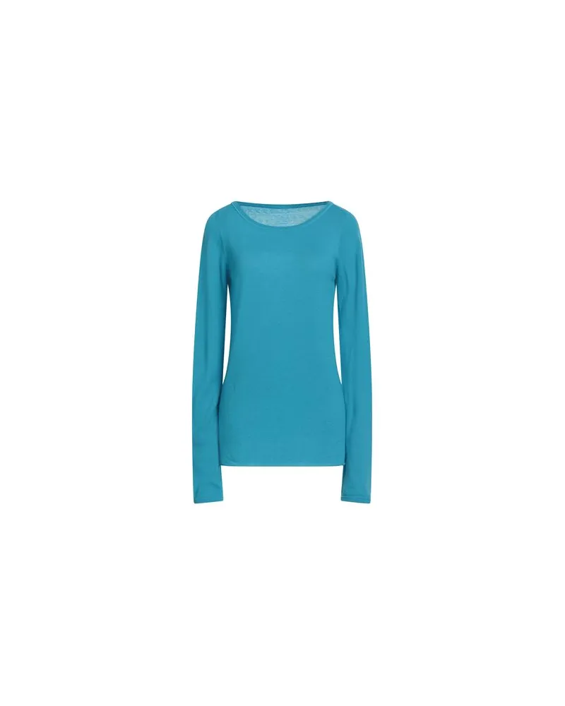 Majestic STRICKWAREN - Pulloverauf YOOX.COM Azurblau