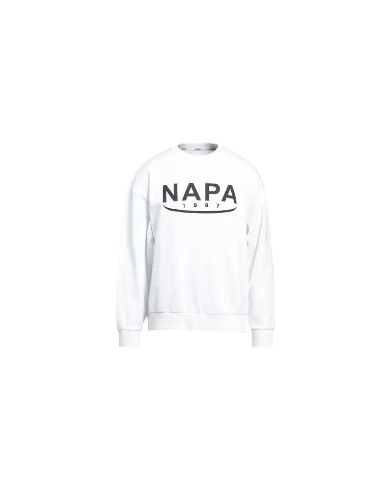 Napapijri TOPS - Sweatshirtsauf YOOX.COM Weiß