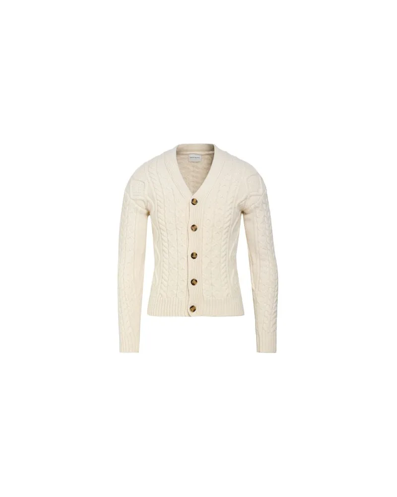 Drôle de Monsieur STRICKWAREN - Strickjackenauf YOOX.COM Elfenbein