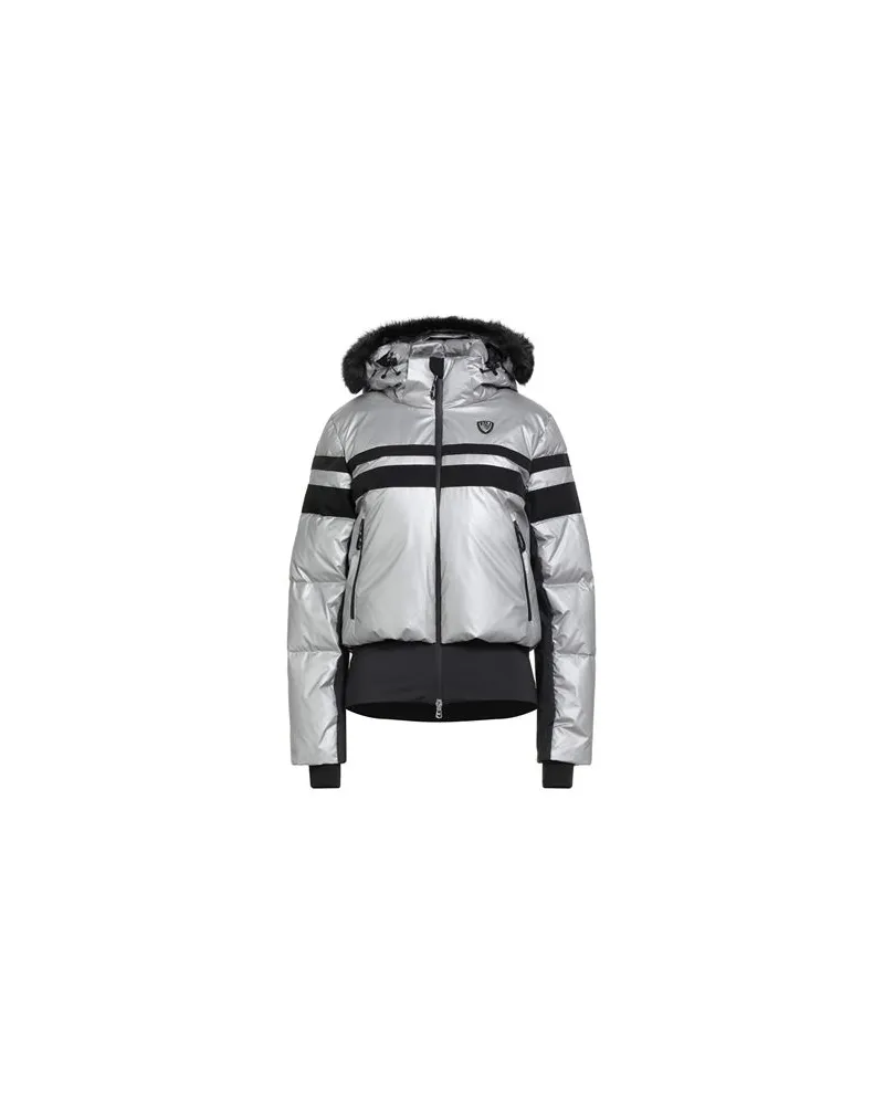 EA7 JACKEN & MÄNTEL - Pufferjacken & Daunenjackenauf YOOX.COM Silber