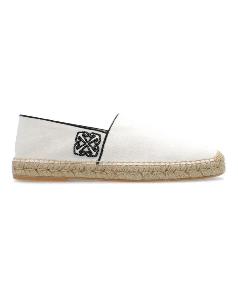 OFF-WHITE Espadrilles Cremeweiß