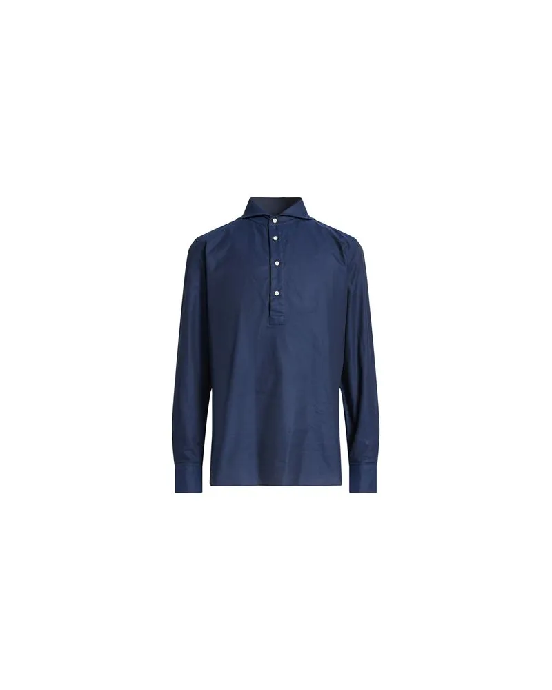 Luigi Borrelli TOPS - Hemdenauf YOOX.COM Nachtblau