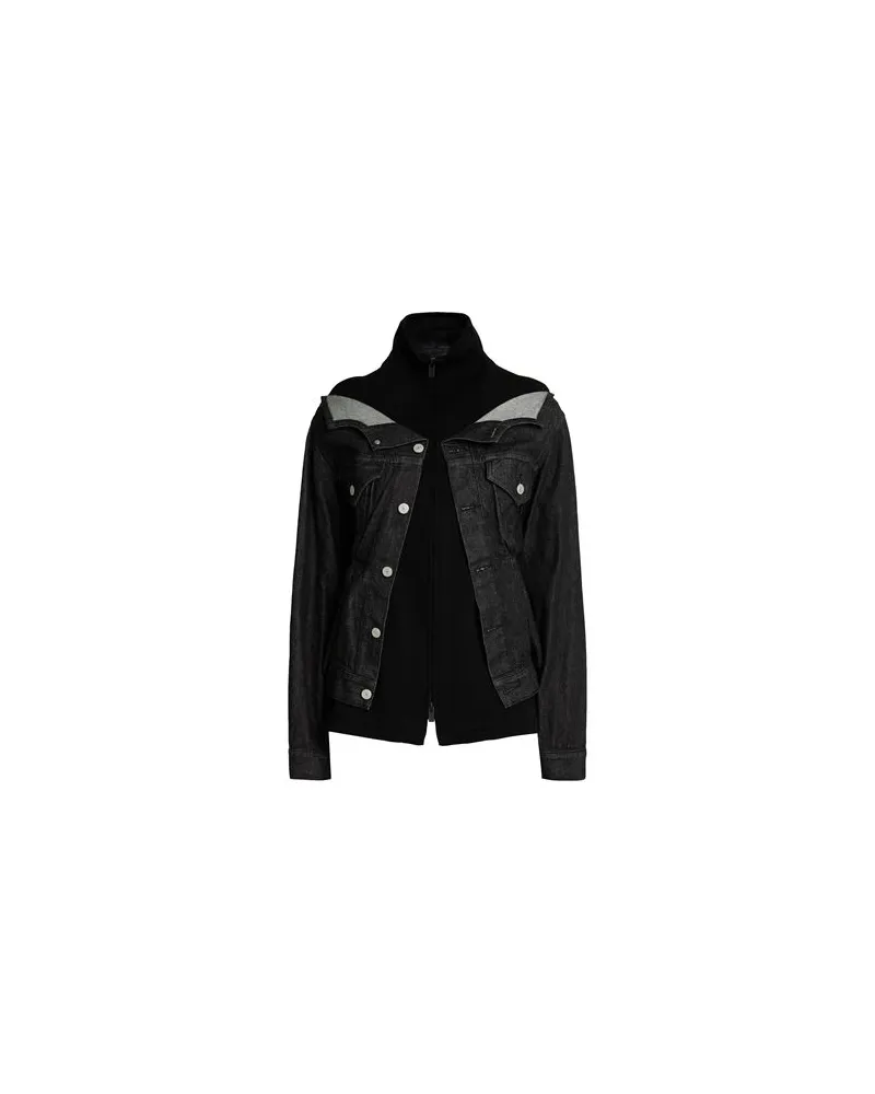 Yohji Yamamoto JACKEN & MÄNTEL - Jeansjacken/Mäntelauf YOOX.COM Schwarz