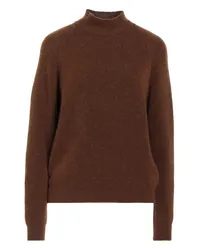 HIGH Rollkragenpullover Braun