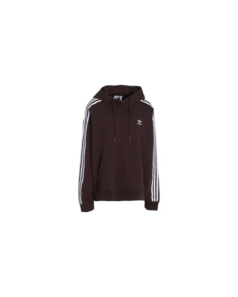 adidas 3S OS HOODIE  - TOPS - Sweatshirtsauf YOOX.COM Schokobraun