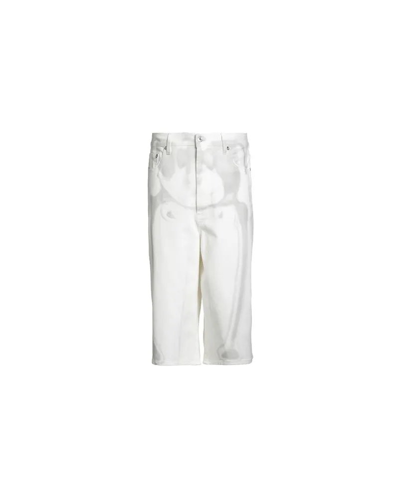OFF-WHITE HOSEN & RÖCKE - Jeansshortsauf YOOX.COM Weiß