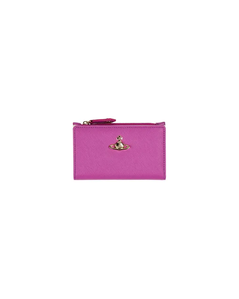 Vivienne Westwood Kleinlederwaren - Brieftaschenauf YOOX.COM Magenta