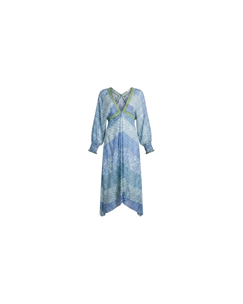 Poupette St Barth KLEIDER - Maxi-Kleiderauf YOOX.COM Blau