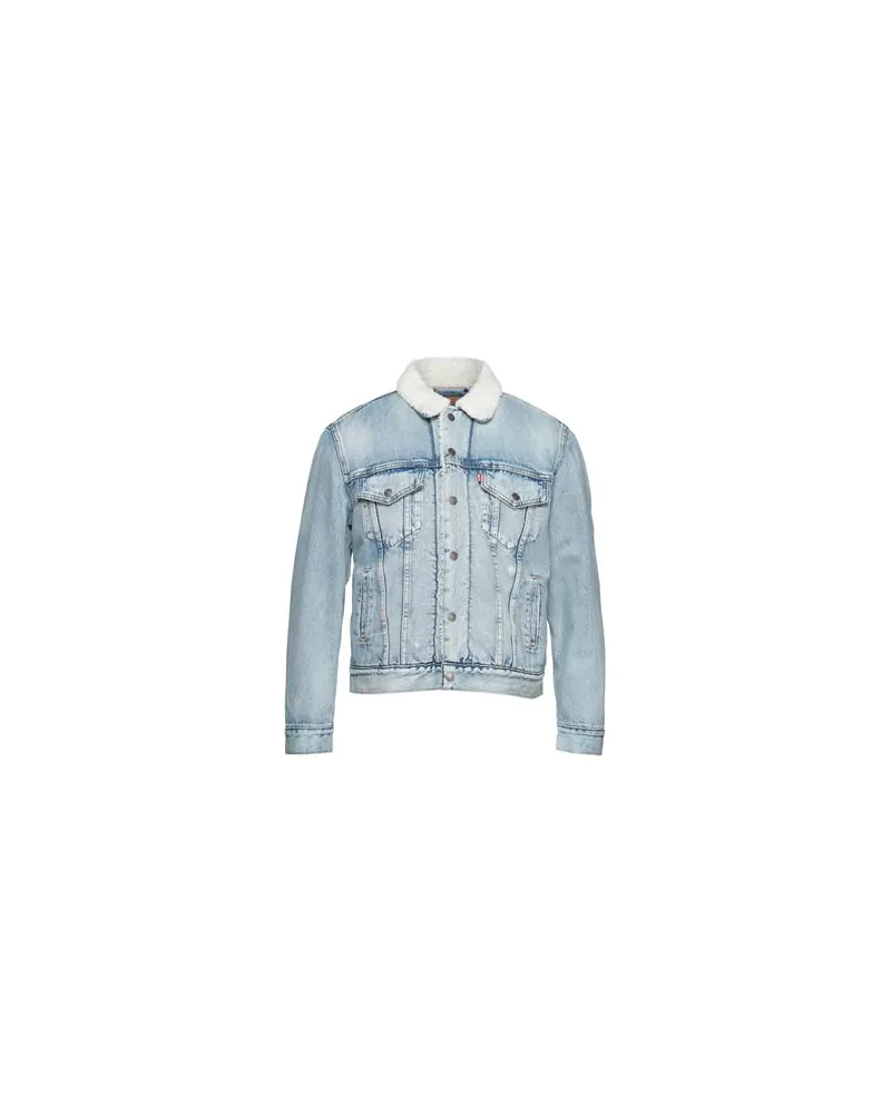 Levi's EX BF SHERPA TRUCKER	 - JACKEN & MÄNTEL - Jeansjacken/Mäntelauf YOOX.COM Blau