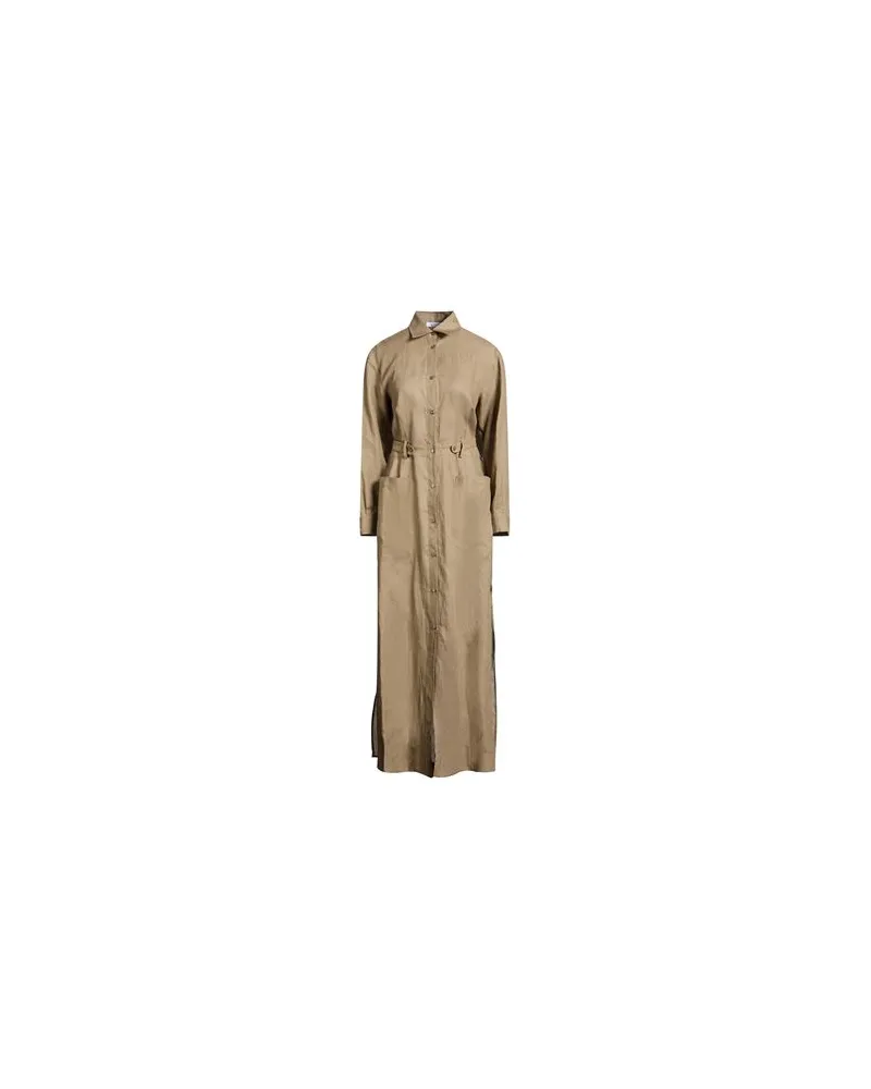 BARBA KLEIDER - Maxi-Kleiderauf YOOX.COM Militärgrün