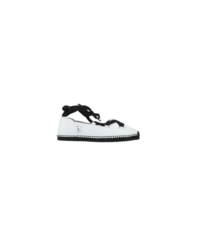 F_wd SCHUHE - Espadrillesauf YOOX.COM Weiß