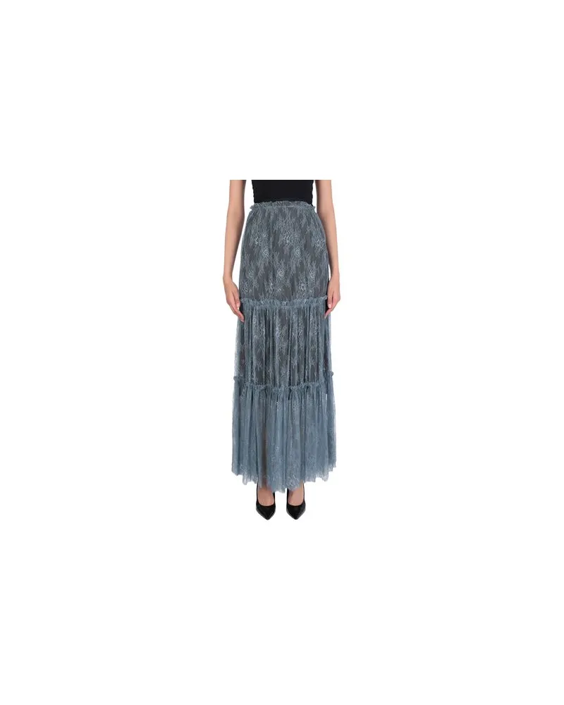 Twin-Set HOSEN & RÖCKE - Maxi-Röckeauf YOOX.COM Taubenblau