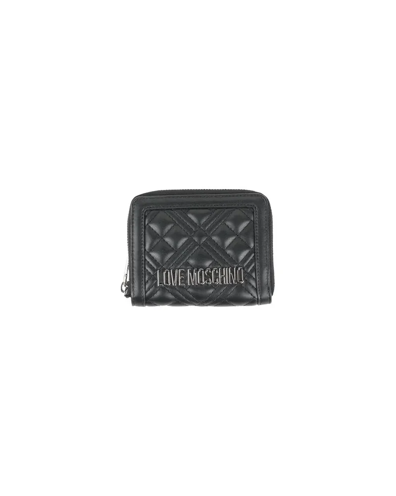 Moschino Kleinlederwaren - Brieftaschenauf YOOX.COM Schwarz
