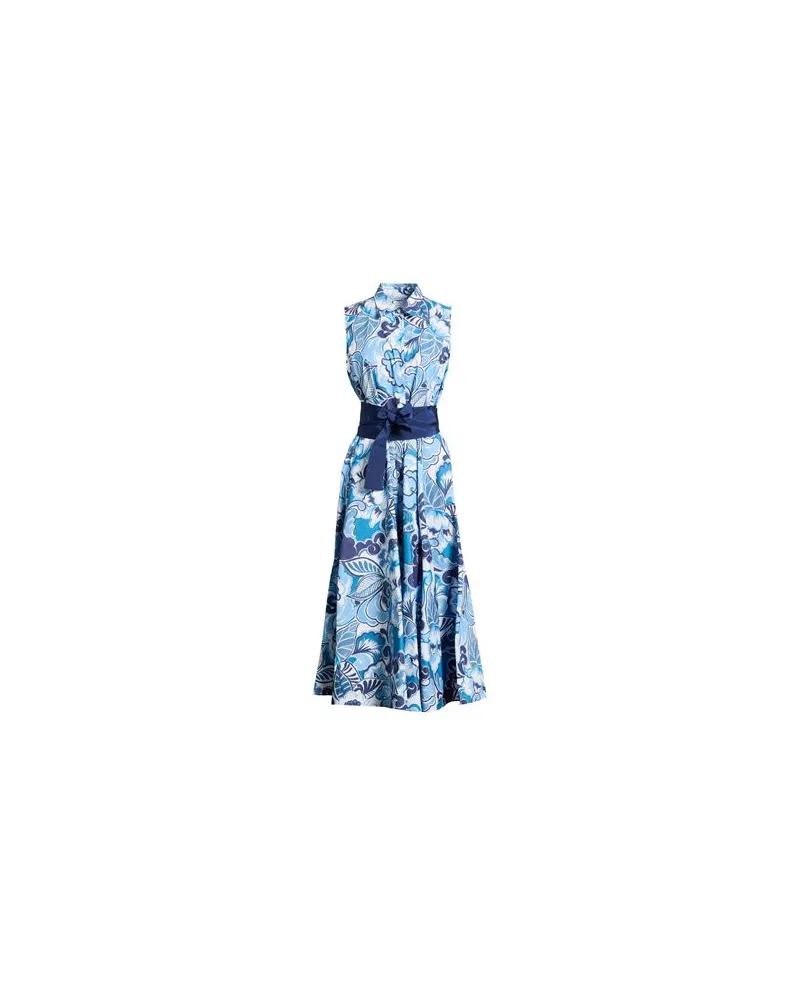 Sara Roka KLEIDER - Midi-Kleiderauf YOOX.COM Hellblau