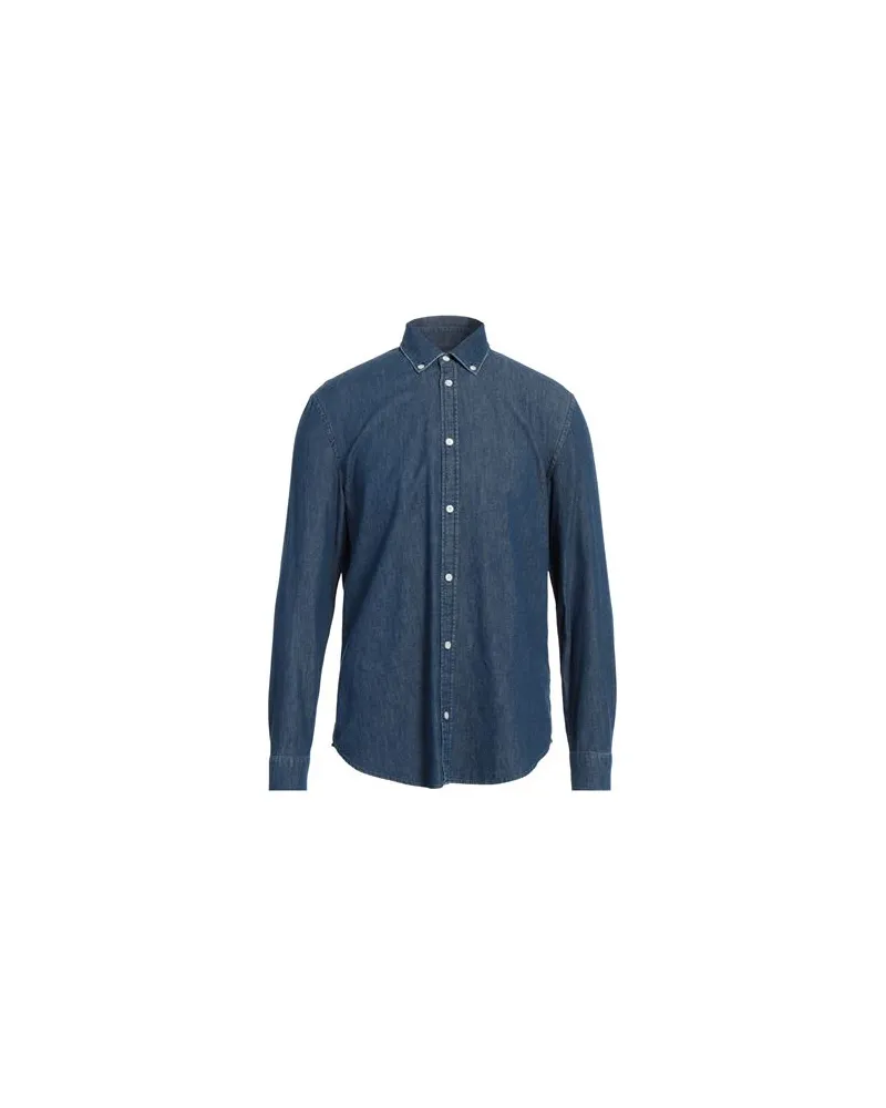 Dondup TOPS - Jeanshemdenauf YOOX.COM Blau