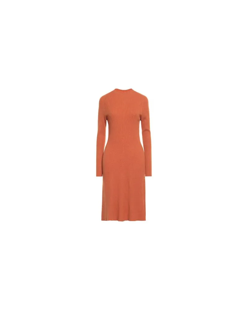 Stefanel KLEIDER - Midi-Kleiderauf YOOX.COM Rostrot