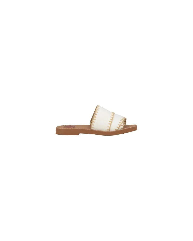 Chloé SCHUHE - Sandalenauf YOOX.COM Weiß