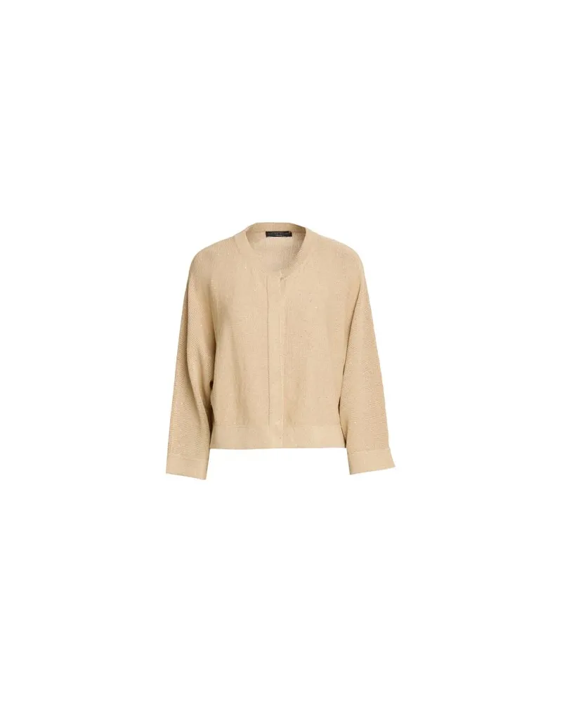 Fabiana Filippi STRICKWAREN - Strickjackenauf YOOX.COM Sand