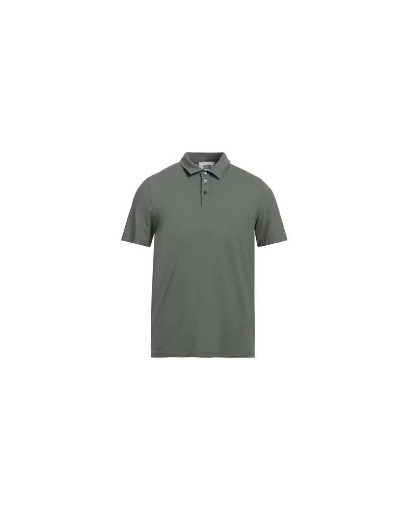 Alpha Studio TOPS - Poloshirtsauf YOOX.COM Militärgrün