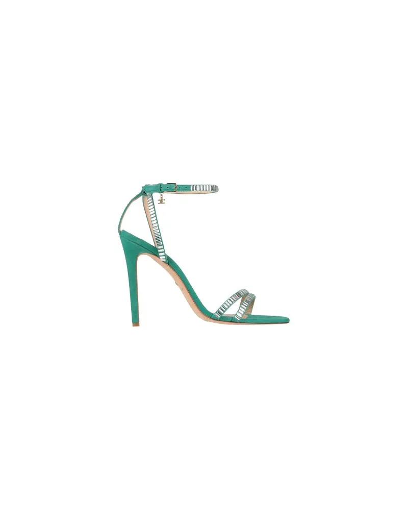 Elisabetta Franchi SCHUHE - Sandalenauf YOOX.COM Smaragdgrün