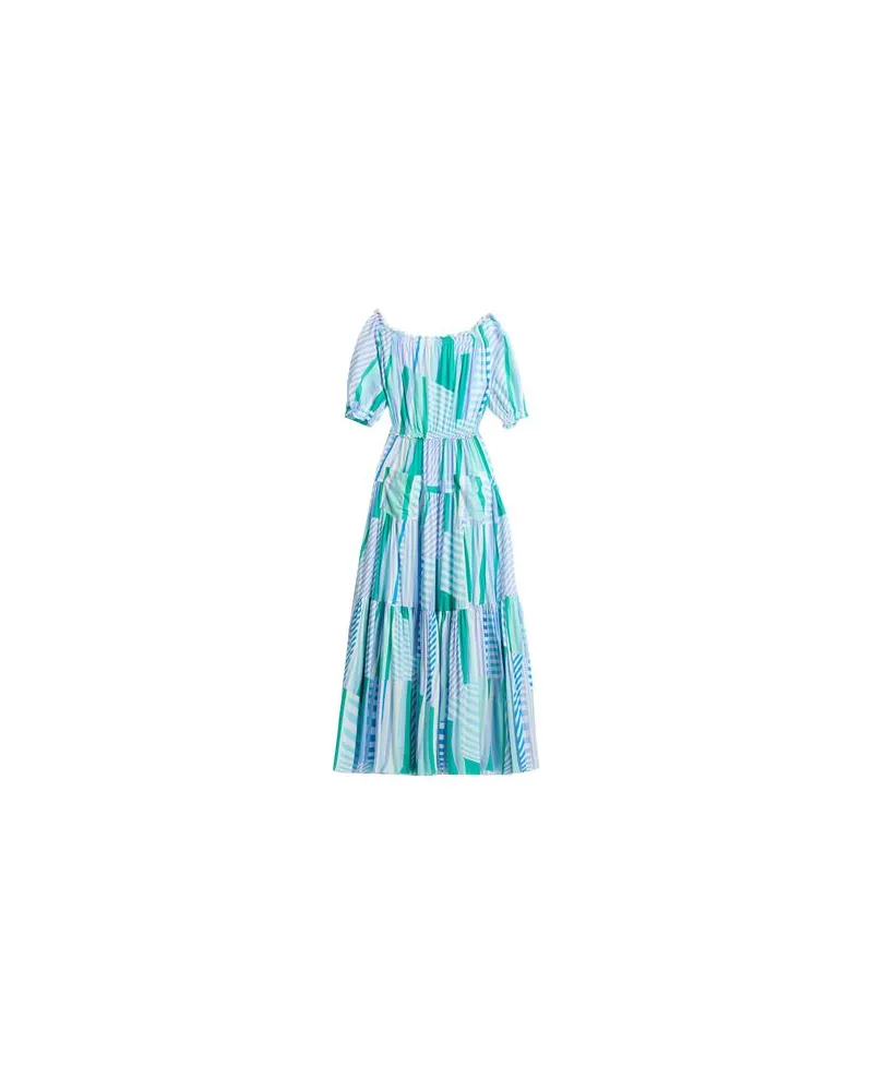 Caractère KLEIDER - Maxi-Kleiderauf YOOX.COM Hellblau