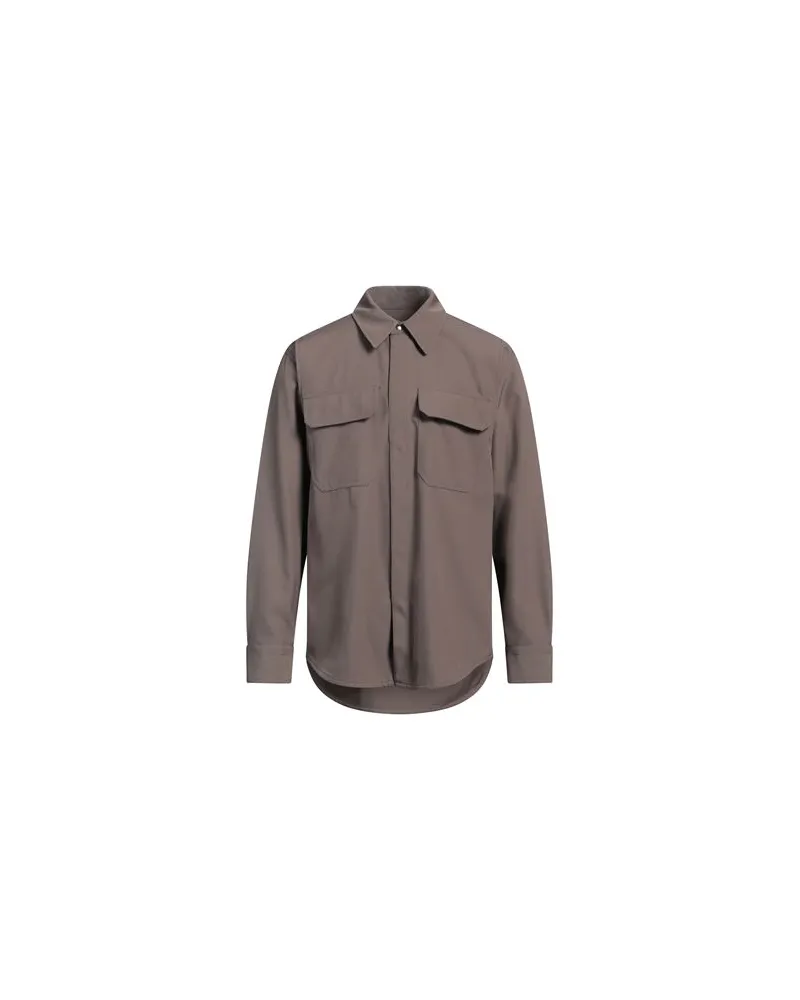 Helmut Lang TOPS - Hemdenauf YOOX.COM Khaki