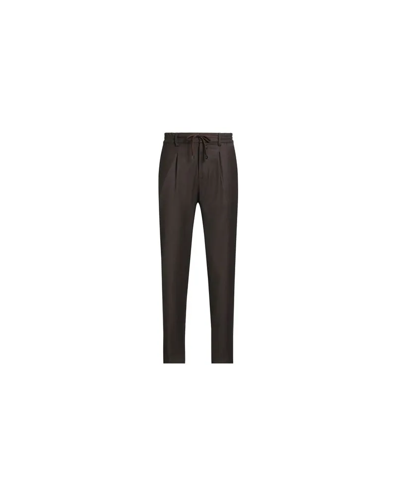CRUNA HOSEN & RÖCKE - Hosenauf YOOX.COM Schokobraun
