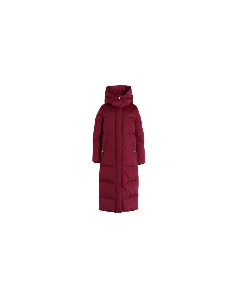 Woolrich AURORA LONG PARKA   - JACKEN & MÄNTEL - Pufferjacken & Daunenjackenauf YOOX.COM Purpur