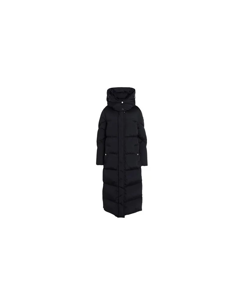 Woolrich AURORA LONG PARKA   - JACKEN & MÄNTEL - Pufferjacken & Daunenjackenauf YOOX.COM Schwarz
