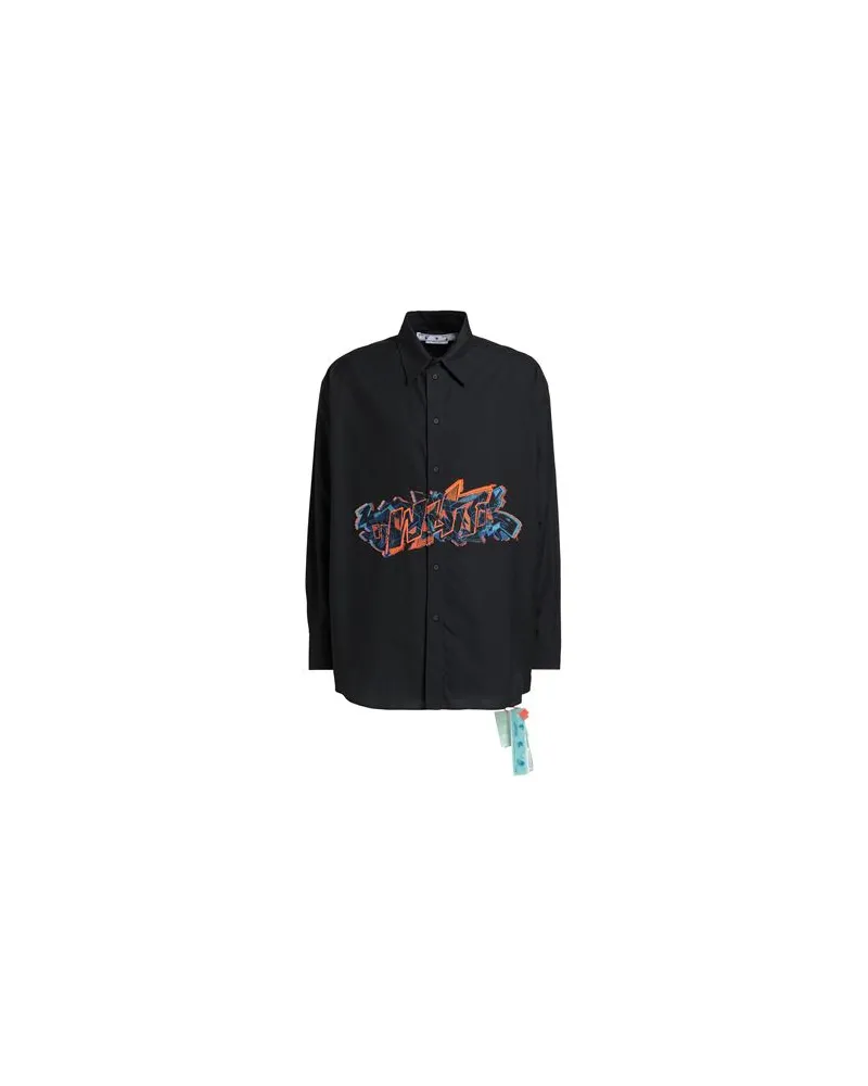 OFF-WHITE TOPS - Hemdenauf YOOX.COM Schwarz