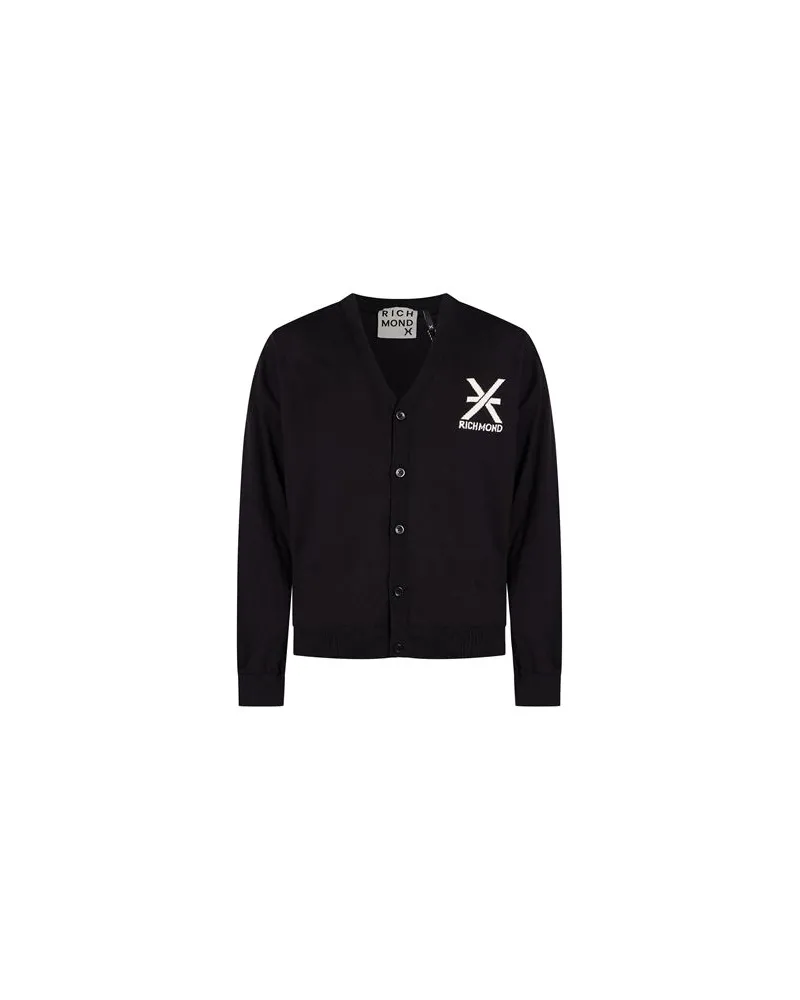Richmond STRICKWAREN - Strickjackenauf YOOX.COM Schwarz
