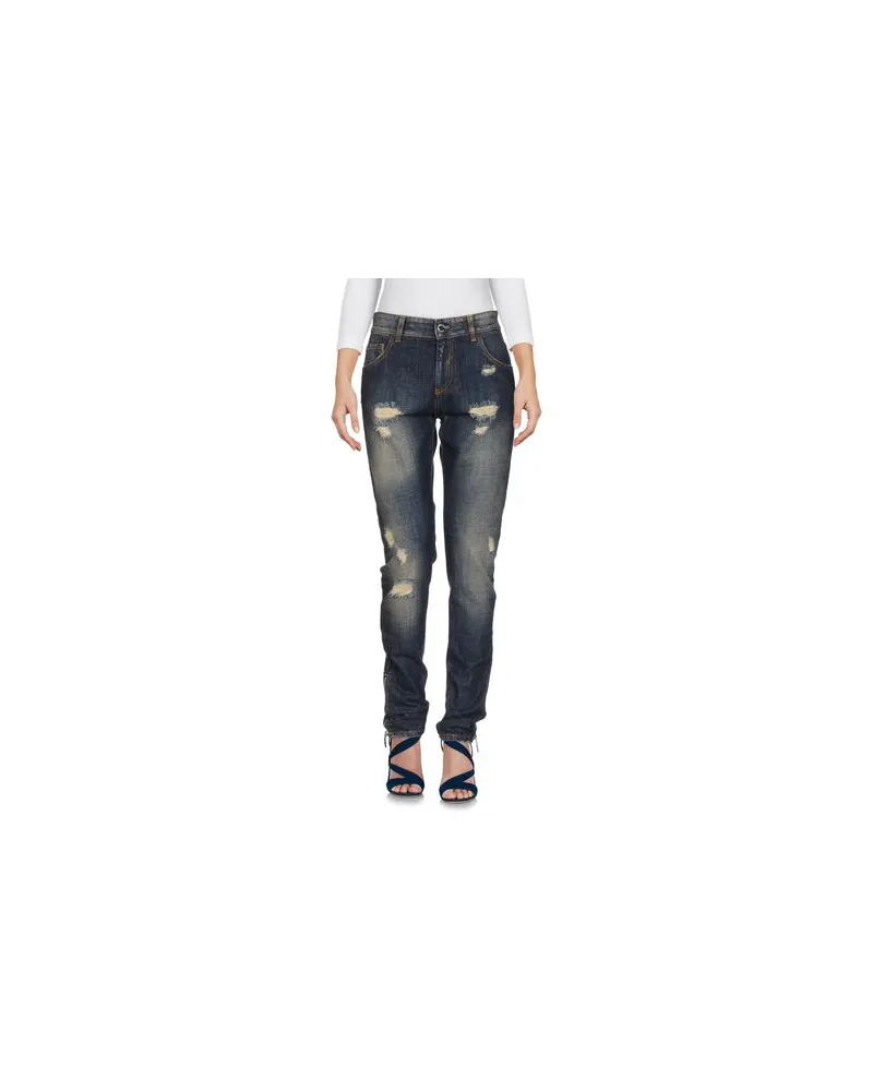 Frankie Morello HOSEN & RÖCKE - Jeanshosenauf YOOX.COM Blau