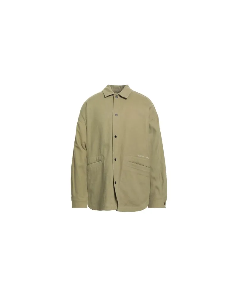 G-STAR RAW TOPS - Hemdenauf YOOX.COM Militärgrün